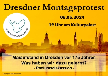 08.06.2024 Demonstration Tag fuer Frieden und Freiheit Dresden